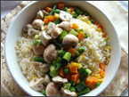 MUSHROOM FRIED RICE